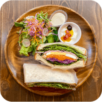 サンドイッチセットの写真